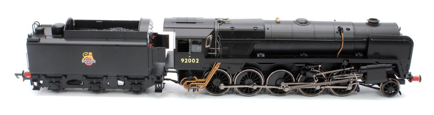 Class 9F 2-10-0 92002 BR Black Early Emblem Steam Locomotive