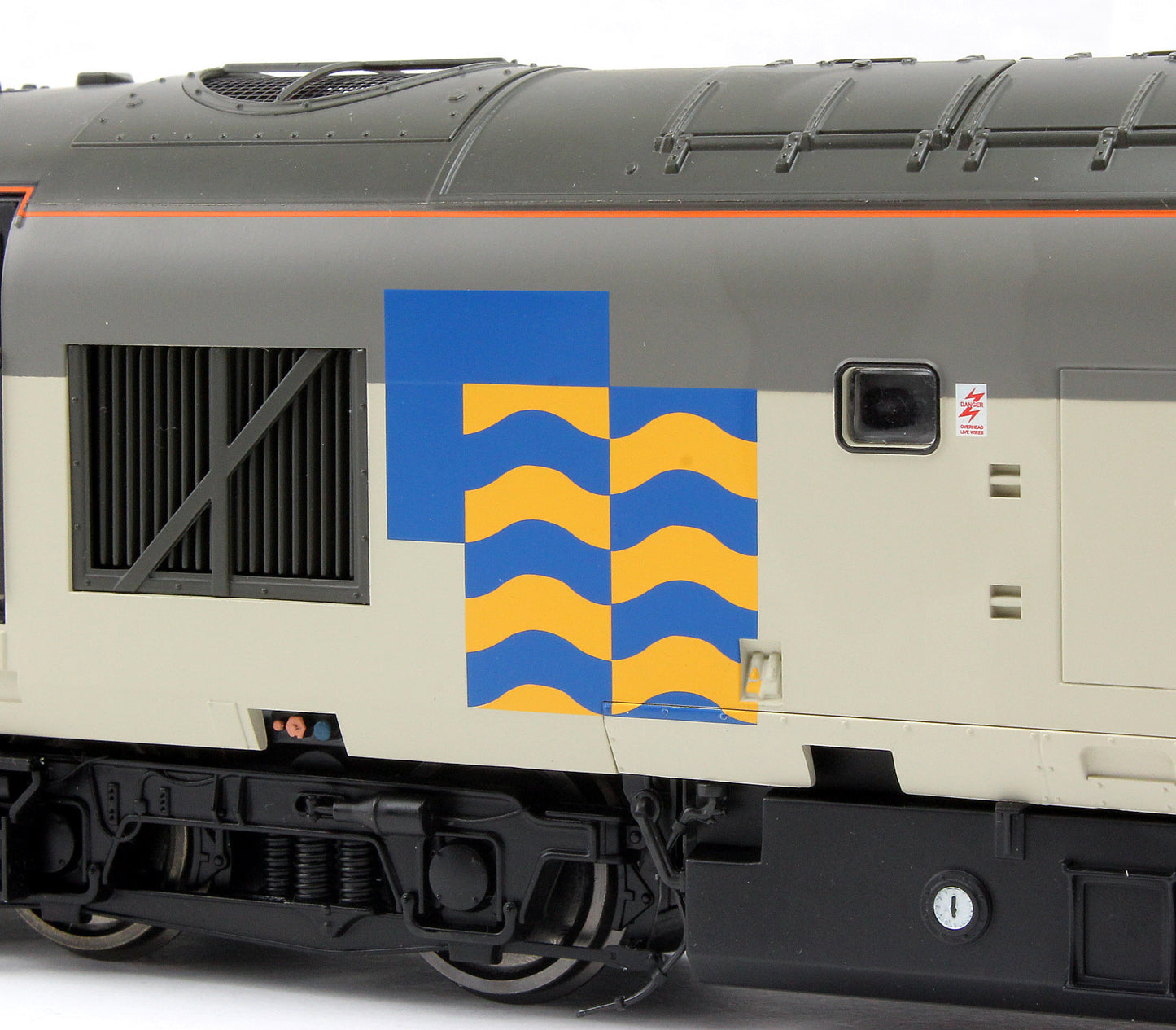 3718 Class 37/0 BR Railfreight Petroleum Sector Triple Grey Centre Headcode Box Unnumbered Diesel Locomotive