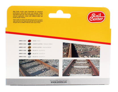 Rail Center Tracks and Sleepers Set