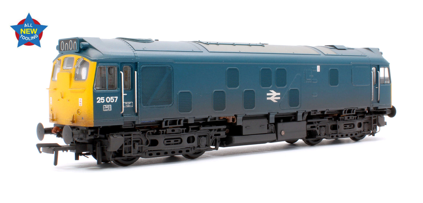 Class 25/1 25057 BR Blue Diesel Locomotive - Weathered