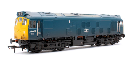 Pre-Owned 32-340 Class 25/1 25057 BR Blue Diesel Locomotive - DCC Sound & Weathered
