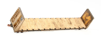 Pre-Owned Domino TTX 60' Bulkhead Flat - Road #82125 - Custom Weathered