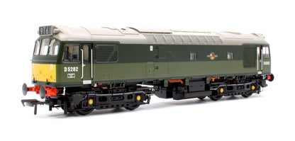 Class 25/2 D5282 in BR Two Tone Green livery with Small Yellow Panel Diesel Locomotive - DCC Sound Deluxe