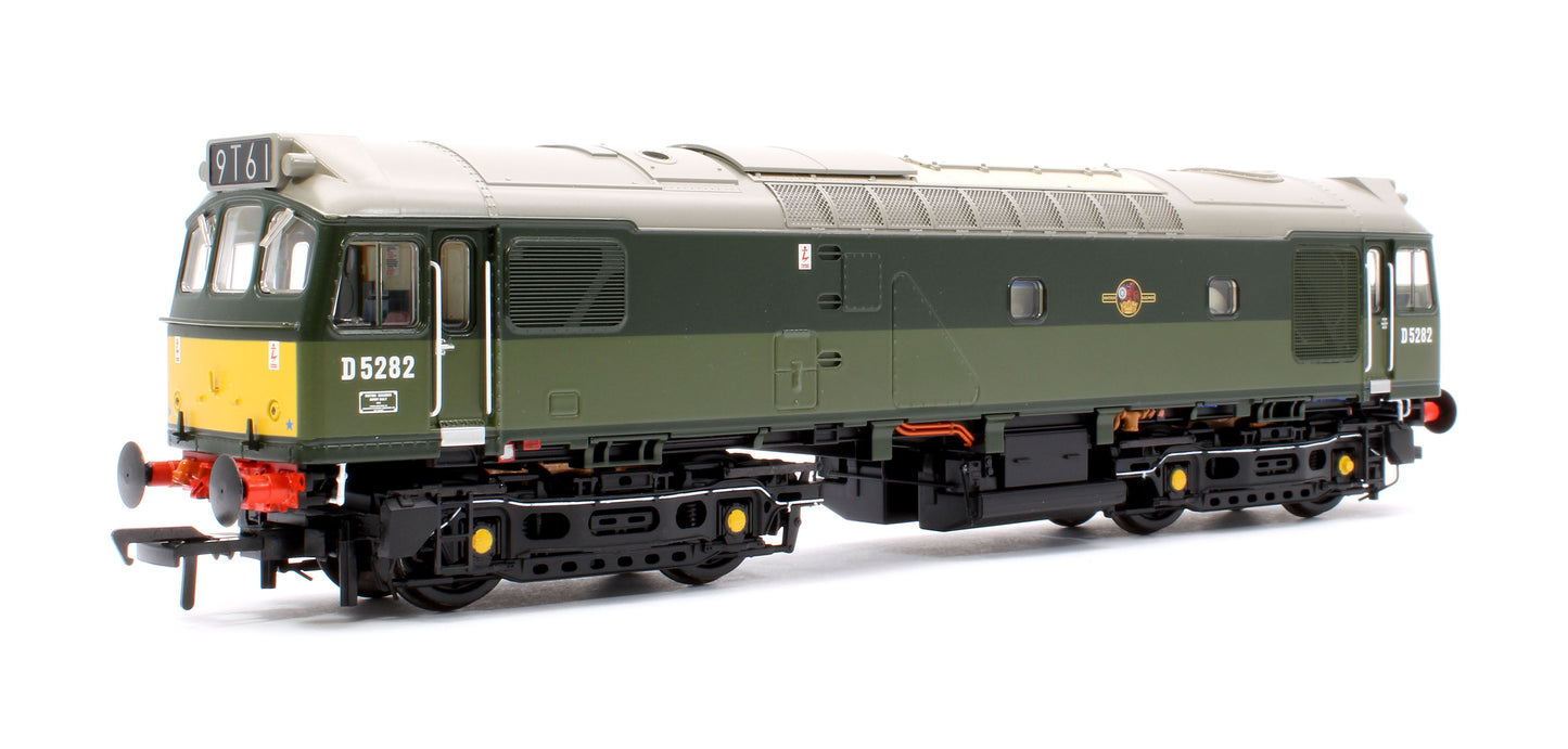 Class 25/2 D5282 in BR Two Tone Green livery with Small Yellow Panel Diesel Locomotive - DCC Sound