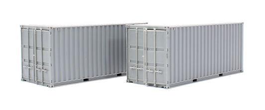 20 Ft Container Twin Pack Unpainted