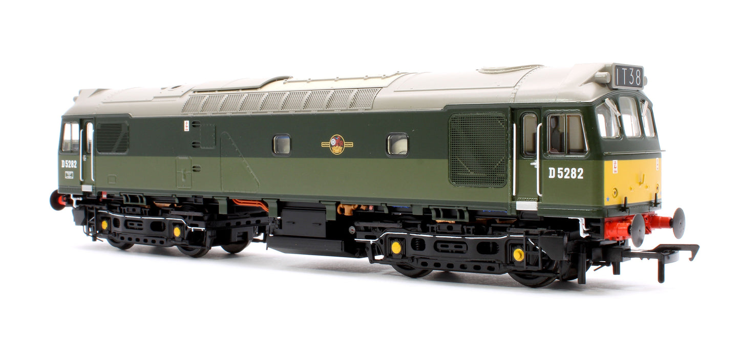 Pre-Owned Class 25/2 D5282 in BR Two Tone Green livery with Small Yellow Panel Diesel Locomotive