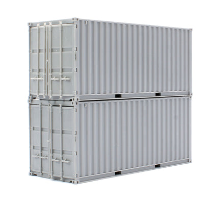 20 Ft Container Twin Pack Unpainted