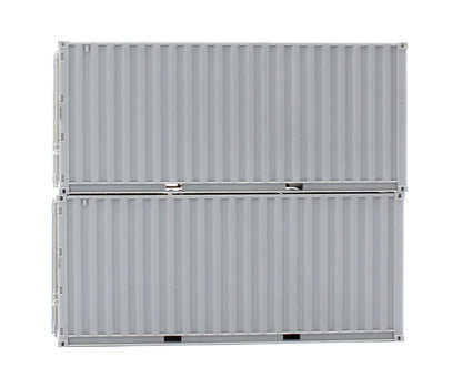 20 Ft Container Twin Pack Unpainted