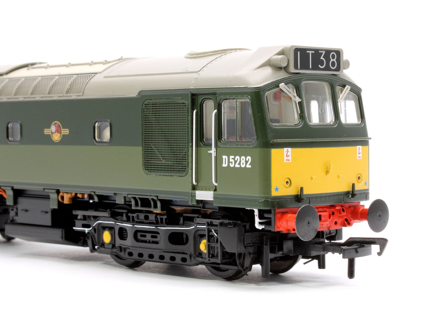 Pre-Owned Class 25/2 D5282 in BR Two Tone Green livery with Small Yellow Panel Diesel Locomotive