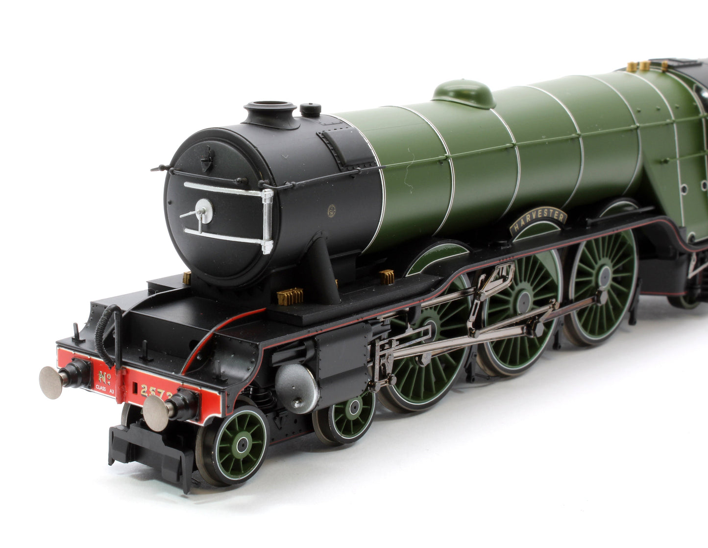 Pre-Owned Class A3 No.2573 'Harvester' (diecast footplate and flickering firebox) LNER Green Steam Locomotive - DCC Fitted