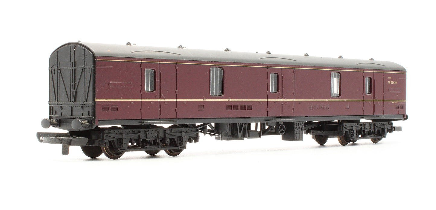Pre-Owned British Railways Maroon GUV 'W86470'