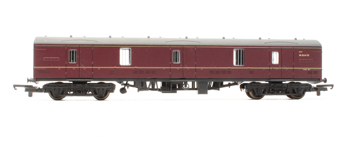 Pre-Owned British Railways Maroon GUV 'W86470'