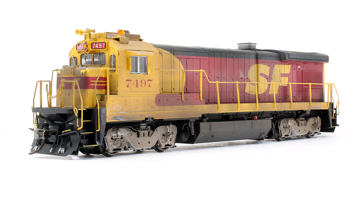 Pre-Owned GE B36-7 Santa Fe Kodachrome - Road #7497 Diesel Locomotive (DCC Sound Fitted & Custom Weathered)