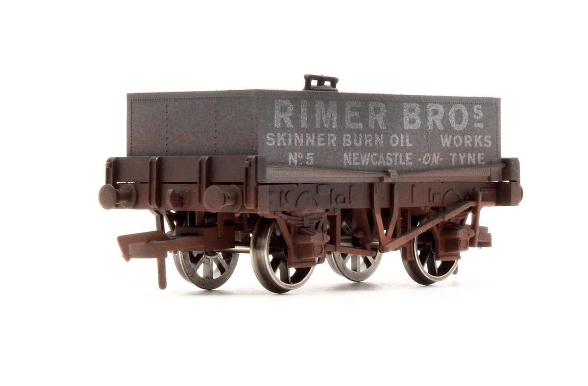 Pre-Owned Rectangular Tank Wagon 'Rimer Bros' No.5 - Weathered