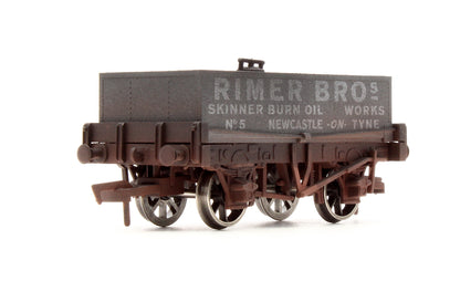 Pre-Owned Rectangular Tank Wagon 'Rimer Bros' No.5 - Weathered