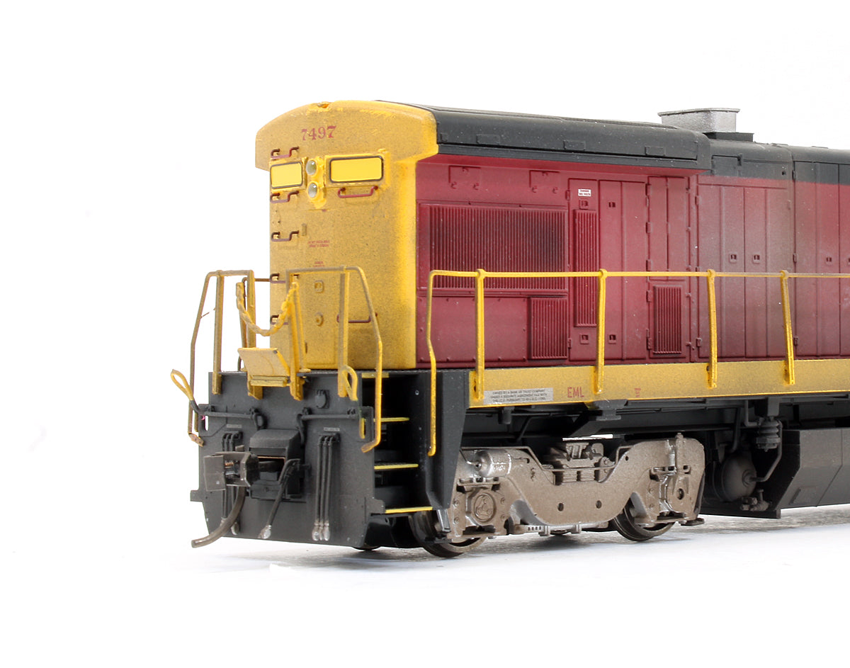 Pre-Owned GE B36-7 Santa Fe Kodachrome - Road #7497 Diesel Locomotive (DCC Sound Fitted & Custom Weathered)