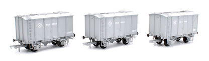 CIE Bulleid Bulk Grain Wagon - Grey (CIE Roundel era) - Pack 1