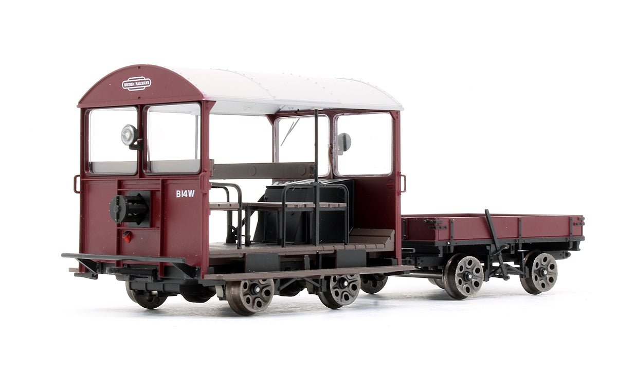 Pre-Owned Wickham Trolley & Trailer BR Maroon B14W (DCC Sound Fitted)
