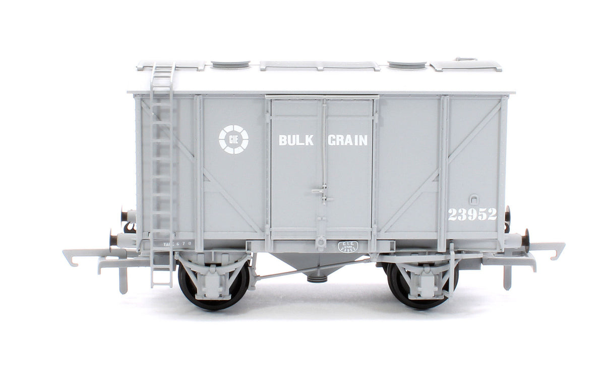 CIE Bulleid Bulk Grain Wagon - Grey (CIE Roundel era) - Pack 1