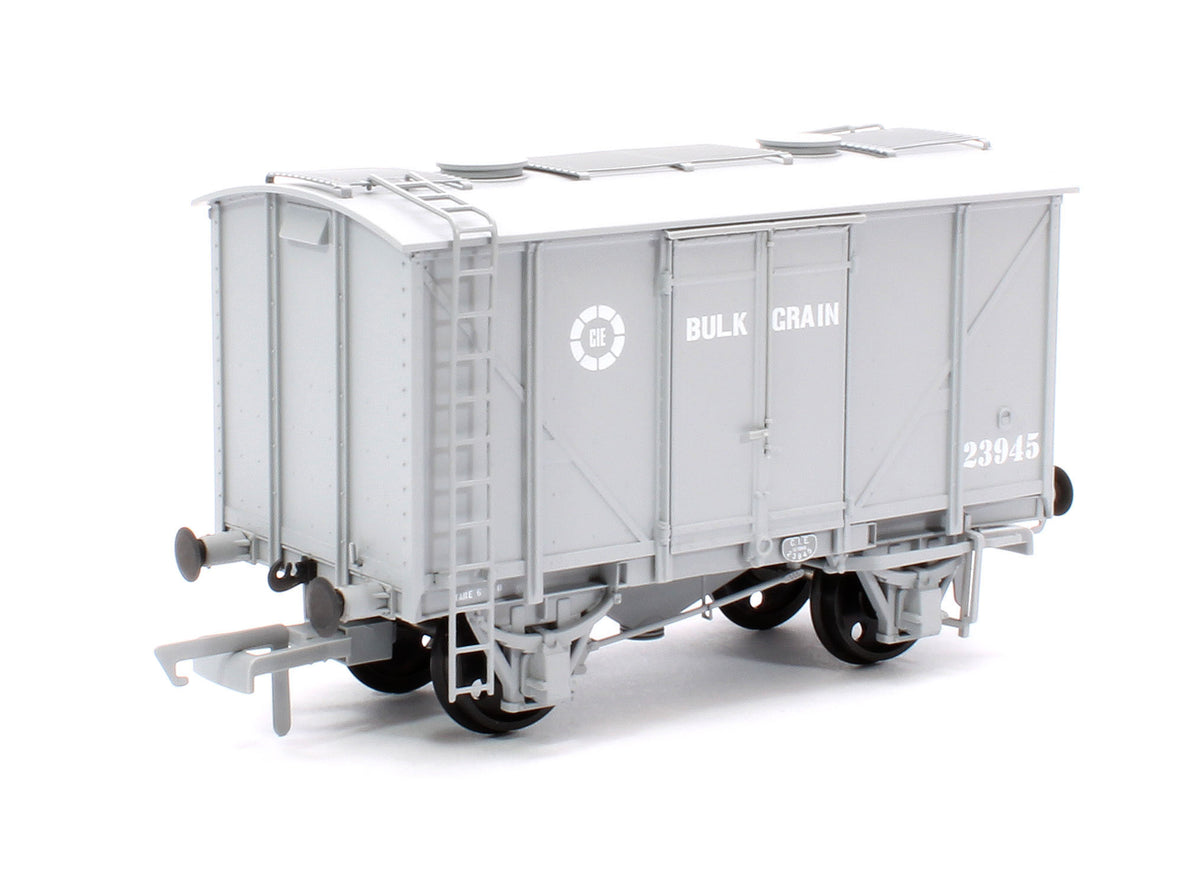 CIE Bulleid Bulk Grain Wagon - Grey (CIE Roundel era) - Pack 1
