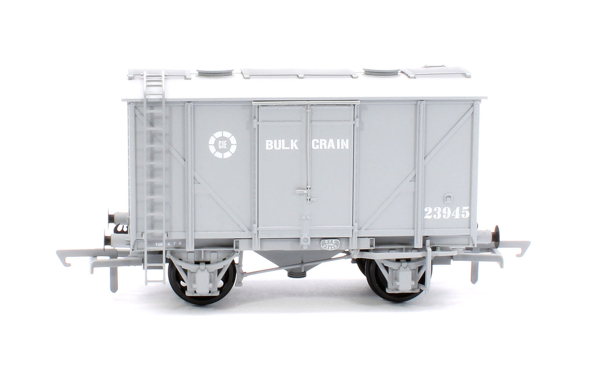 CIE Bulleid Bulk Grain Wagon - Grey (CIE Roundel era) - Pack 1