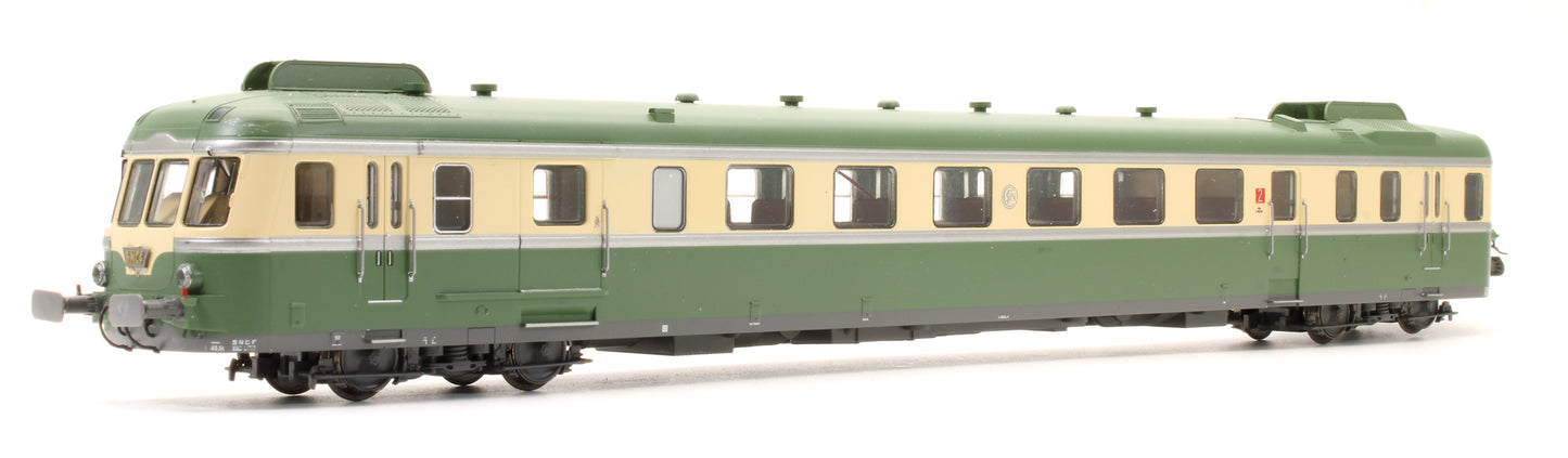 Pre-Owned SNCF RGP II X2719 Diesel Railcar & XRAB Trailer - DCC Sound