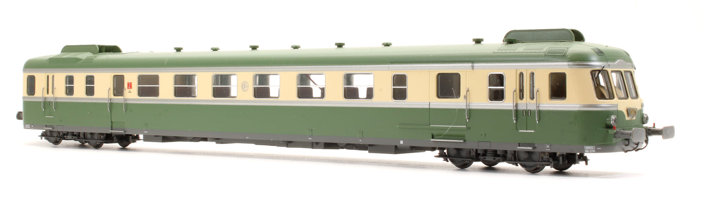 Pre-Owned SNCF RGP II X2719 Diesel Railcar & XRAB Trailer - DCC Sound