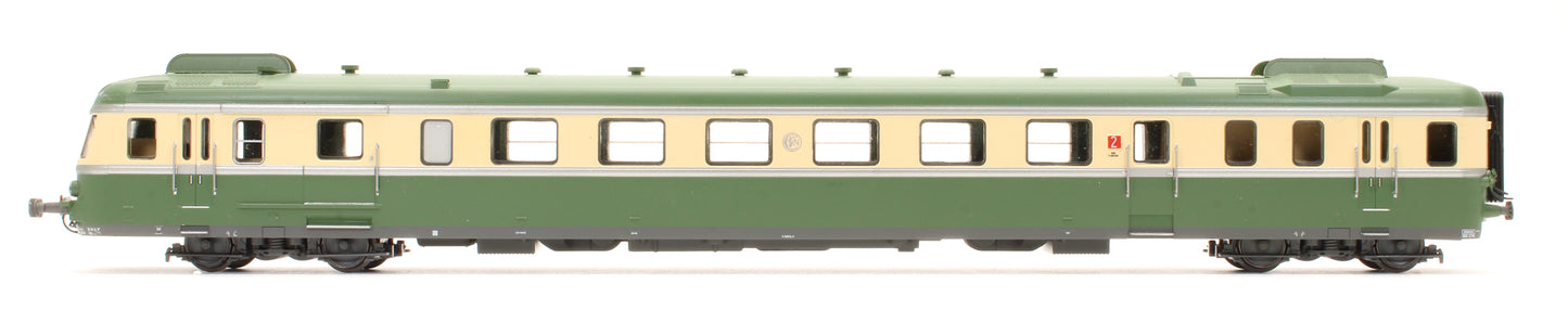 Pre-Owned SNCF RGP II X2719 Diesel Railcar & XRAB Trailer - DCC Sound
