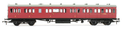Pre-Owned Rake of 3 SE&CR BR Crimson 60' Birdcage Coaches
