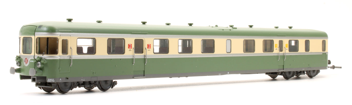 Pre-Owned SNCF RGP II X2719 Diesel Railcar & XRAB Trailer - DCC Sound