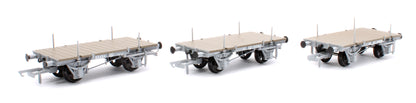 CIE LB Flat Wagon - Flying Snail/Roundel - Pack 1