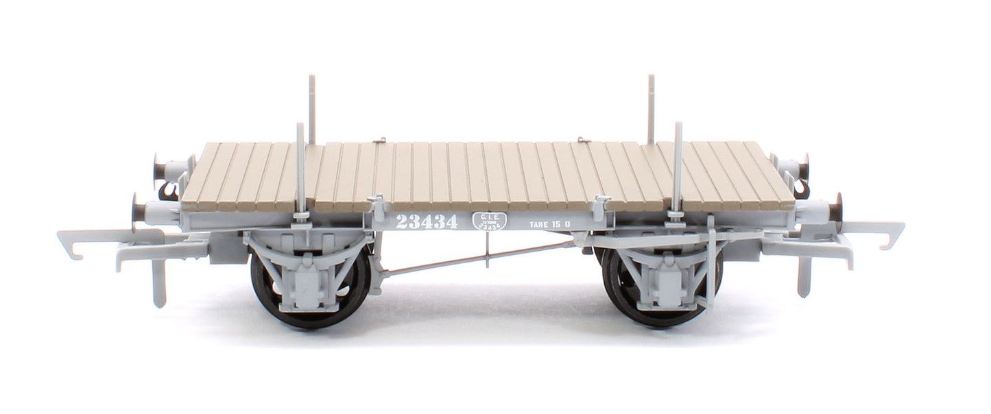 CIE LB Flat Wagon - Flying Snail/Roundel - Pack 1