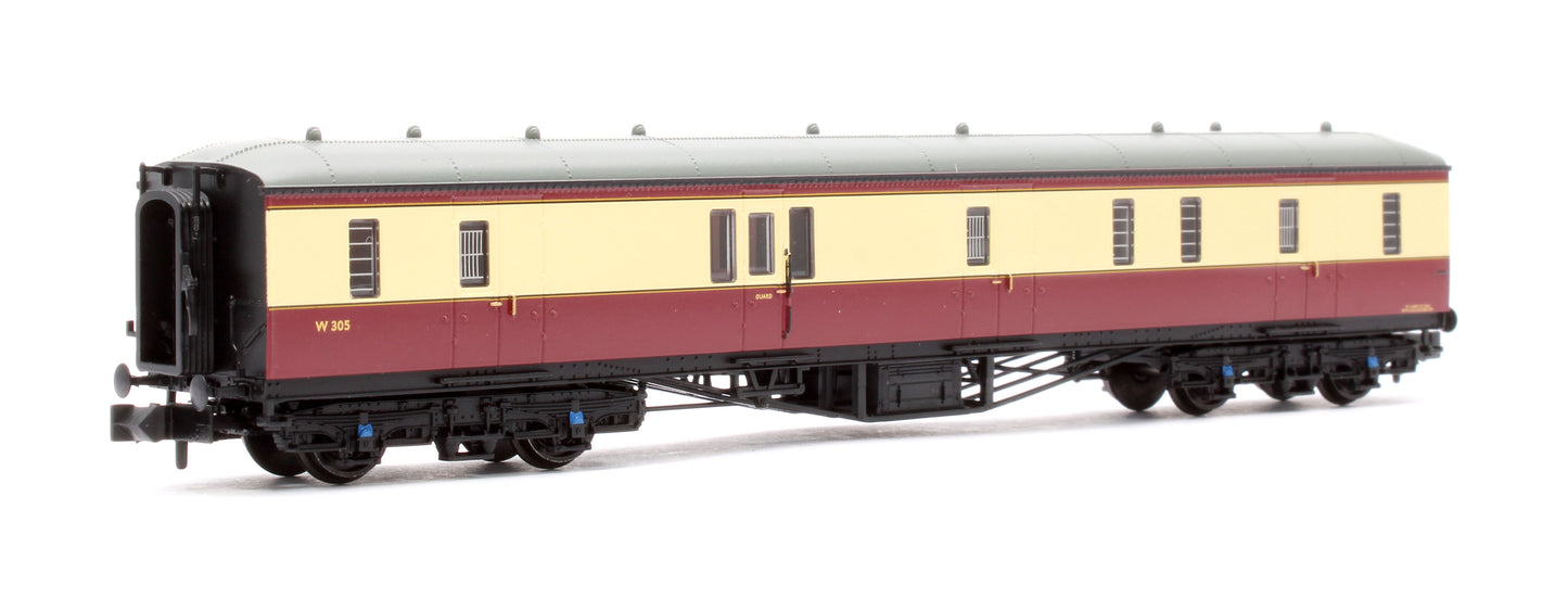 GWR Hawksworth Full Brake BR Crimson & Cream W305