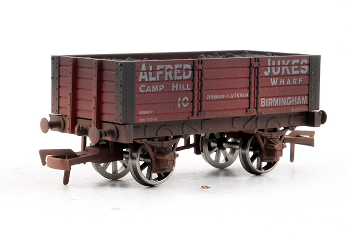 Pre-Owned 4F-052-016 5 Plank Wagon Alfred Jukes No.10 - Weathered