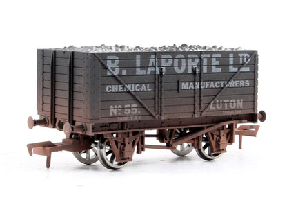 Pre-Owned 4F-080-105 8 Plank Wagon Laport Ltd No.55 - Weathered