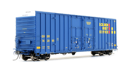 Pre-Owned FMC Gunderson Brothers 6089cf 50' High Cube Double Plug Door Box Car GVSR B-70-43 Repaint 1996+ - Road #742095