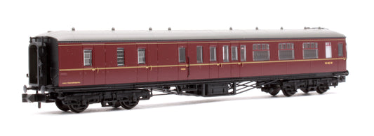 GWR Hawksworth Brake Second Corridor BR Maroon W851W