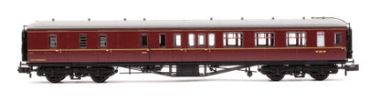 GWR Hawksworth Brake Second Corridor BR Maroon W851W