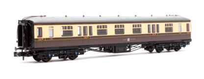 GWR Hawksworth Composite Corridor GWR Chocolate & Cream No.7257