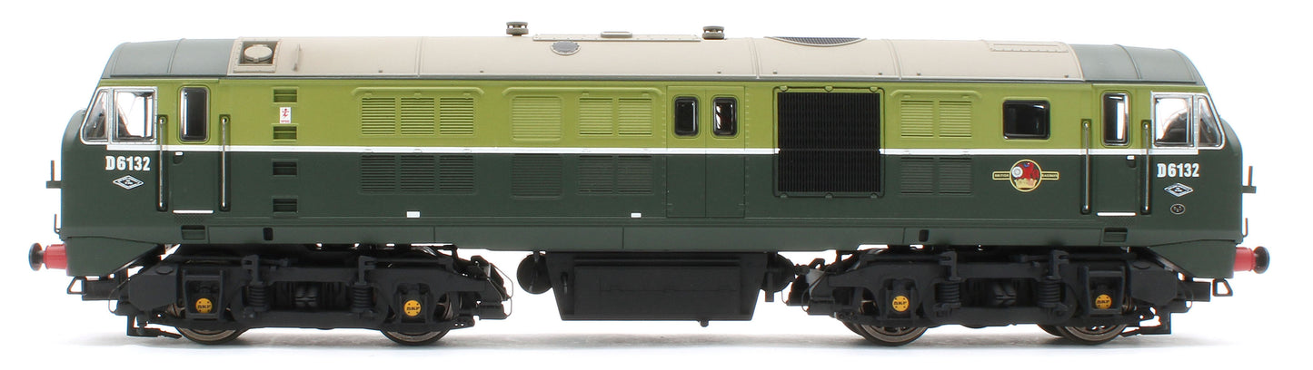 4D-014-006 Class 29 D6132 BR Two Tone Green (Small Yellow Panel) Diesel Locomotive