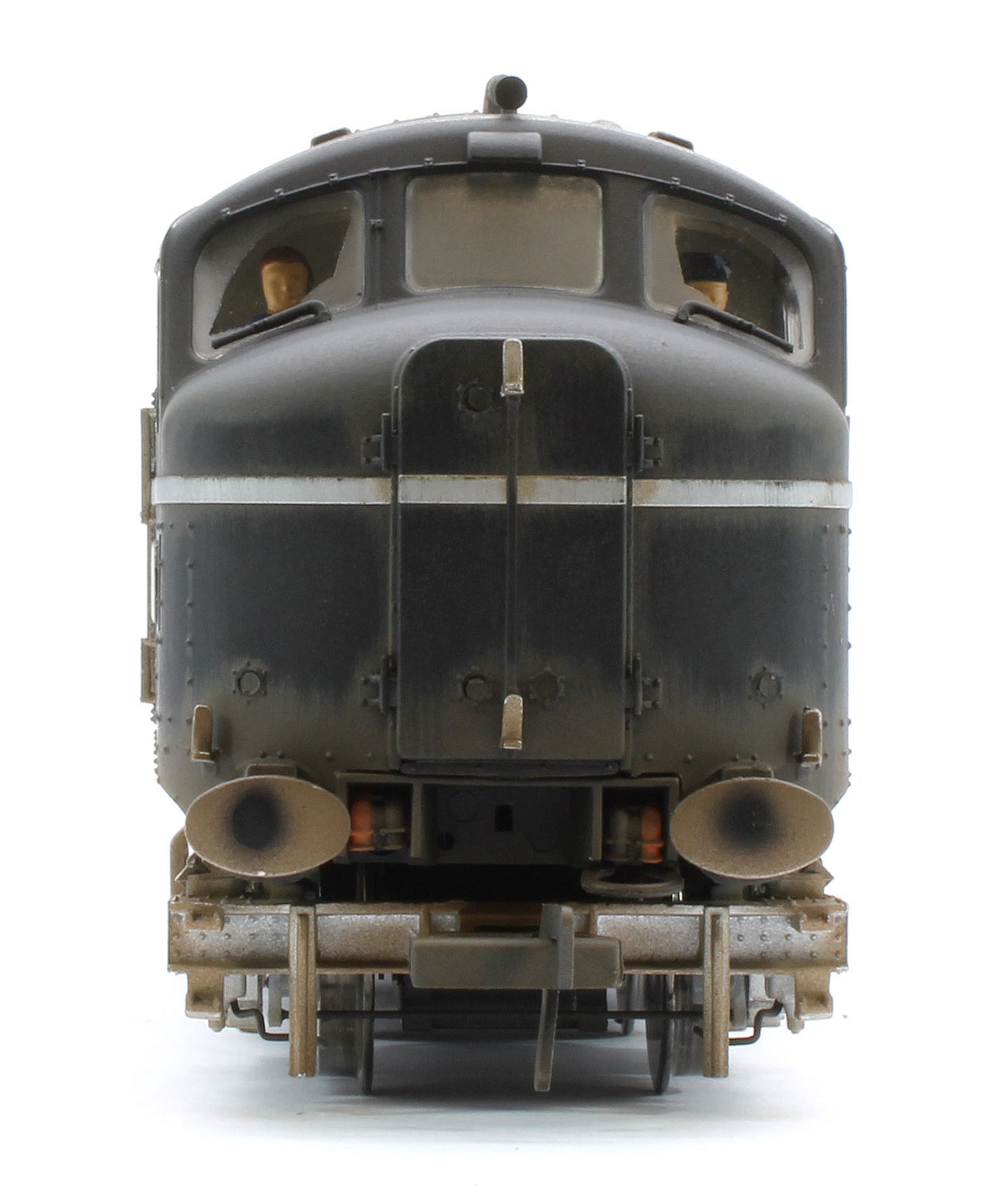 31-999ZW Bespoke Weathered LMS 10000 Black & Chrome With LMS Lettering Diesel Locomotive - Medium Weathered