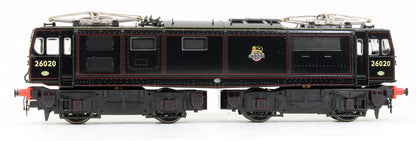 Pre-Owned Class 76 E26020 BR Black Early Emblem Glossy Finish Electric Locomotive