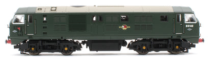 4D-025-005D Class 21 D6140 BR Green (SYP With Tablet Catcher) Diesel Locomotive - DCC Fitted