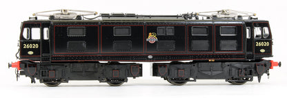 Pre-Owned Class 76 E26020 BR Black Early Emblem Glossy Finish Electric Locomotive