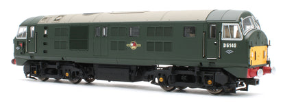 4D-025-005D Class 21 D6140 BR Green (SYP With Tablet Catcher) Diesel Locomotive - DCC Fitted