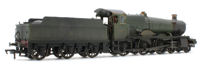 4S-001-013W Garsington Manor BR Lined Green Late Crest 78xx Manor Class 4-6-0 Steam Locomotive No.7817 - Heavy Weathered