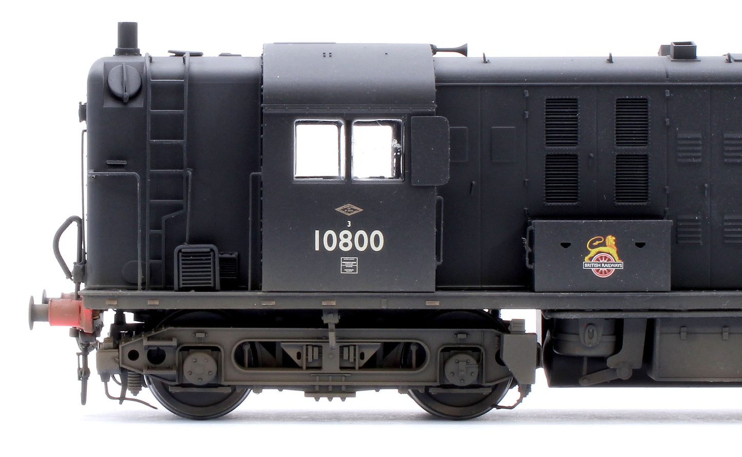 Pre-Owned North British Prototype 10800 BR Early Emblem Black with Black Bogies (final BR condition) Diesel Locomotive - Weathered