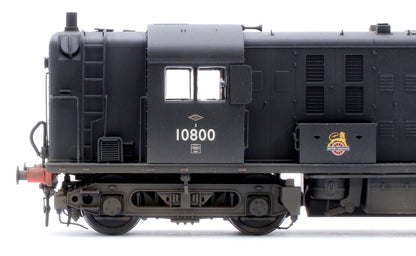 Pre-Owned North British Prototype 10800 BR Early Emblem Black with Black Bogies (final BR condition) Diesel Locomotive - Weathered