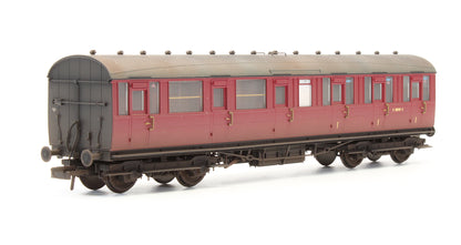 Pre-Owned BR Gresley Suburban Lavatory Composite Coach 'E88090E' - Custom Weathered