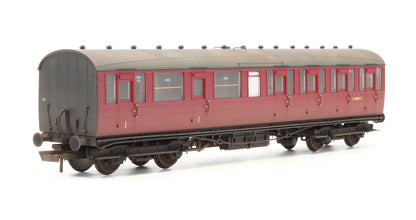 Pre-Owned BR Gresley Suburban Lavatory Composite Coach 'E88090E' - Custom Weathered